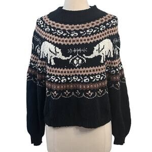 FREE PEOPLE Nellie Sweater in Black size XS